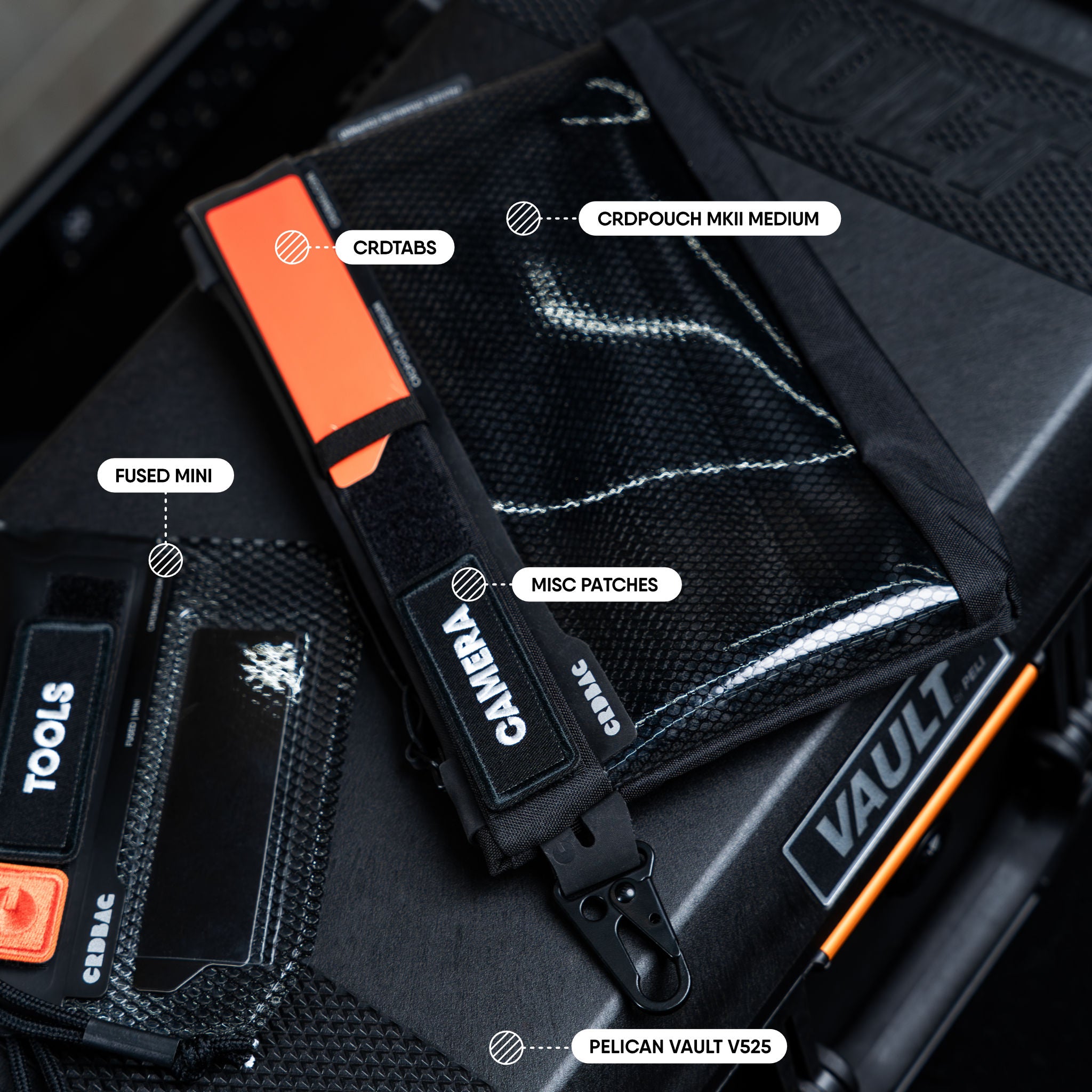 CRDPOUCH Organizer Tasche Medium