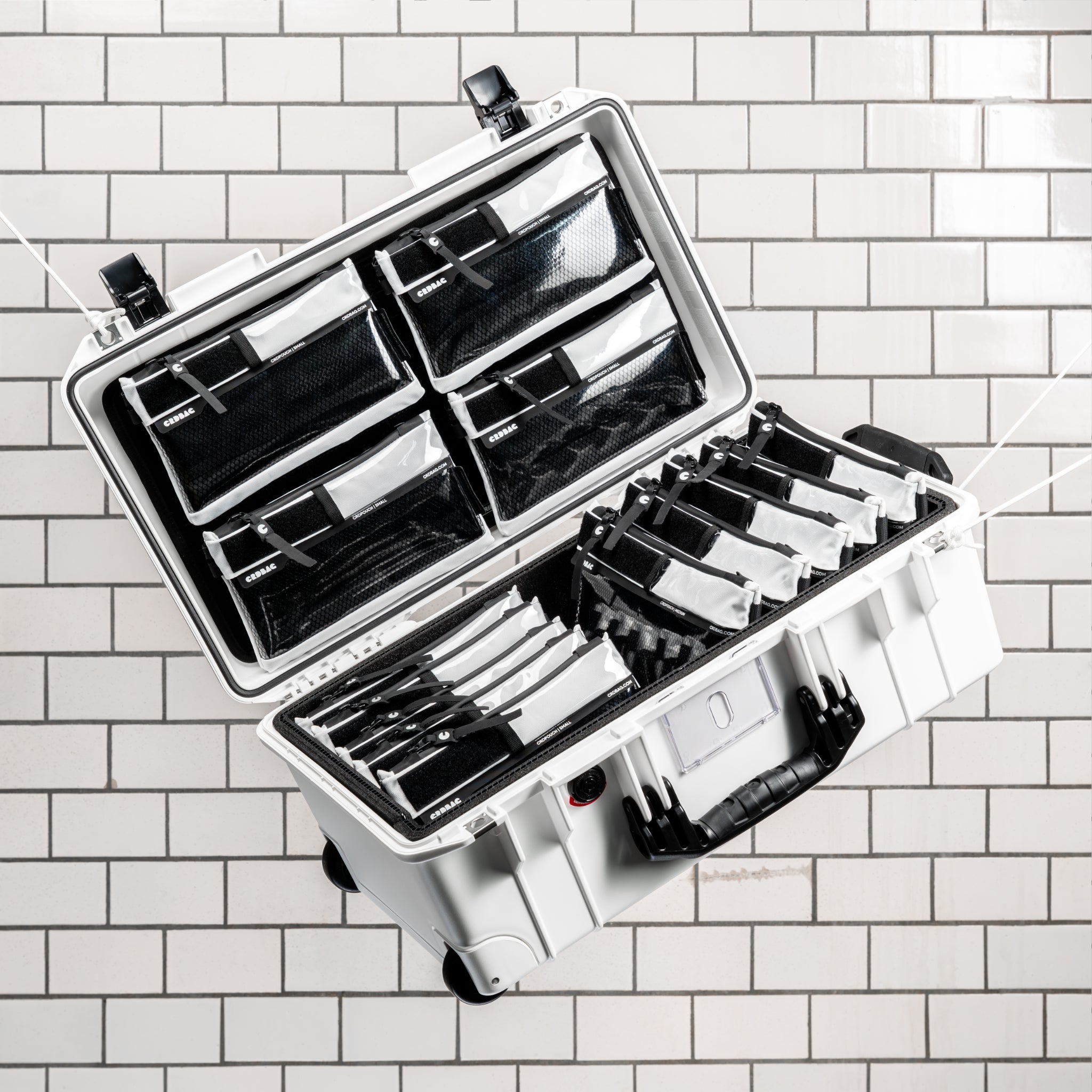 CRDPOUCH Organizer Tasche Medium - Arctic White