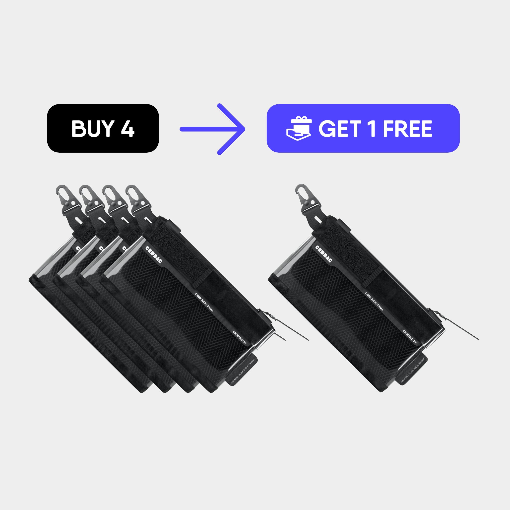 CRDPOUCH Organizer Tasche Klein